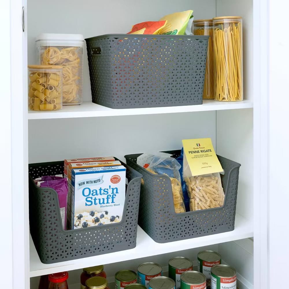 Y-Weave Large Decorative Storage Basket - Image 10