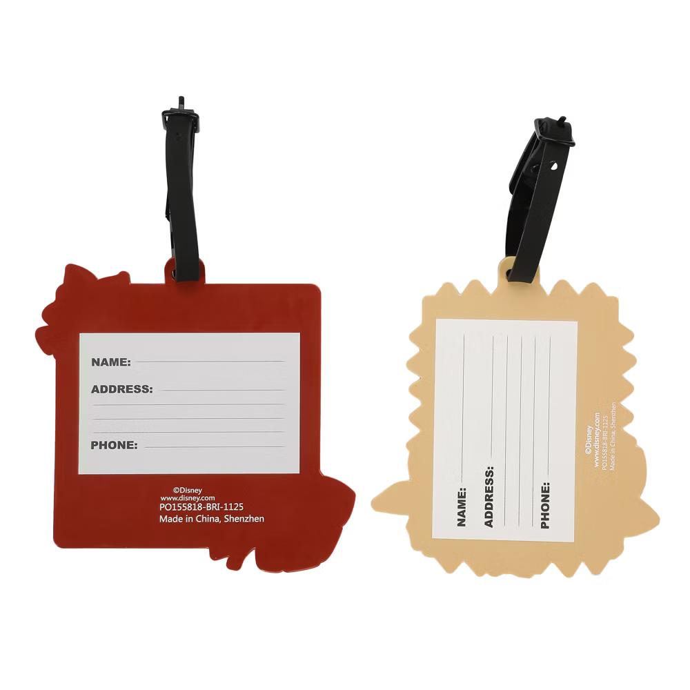 Moana Favorite Characters Molded Rubber Luggage Tags (Set of 2) - Image 3