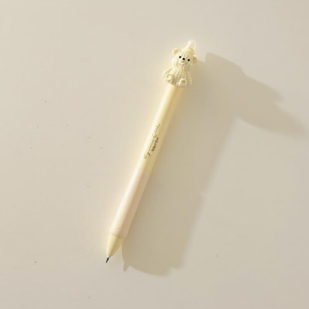 5-Piece Teddy Bear Top Gel Pen Set Soft Grip and Adorable 3D Bear Design - Image 6