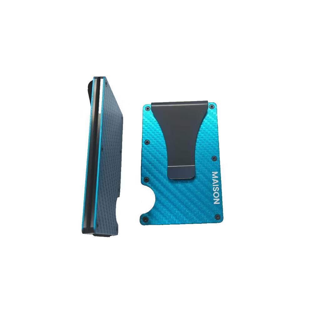 Maison Wallet for Men Aluminium RFID Card Holder with Money Clip - Image 9