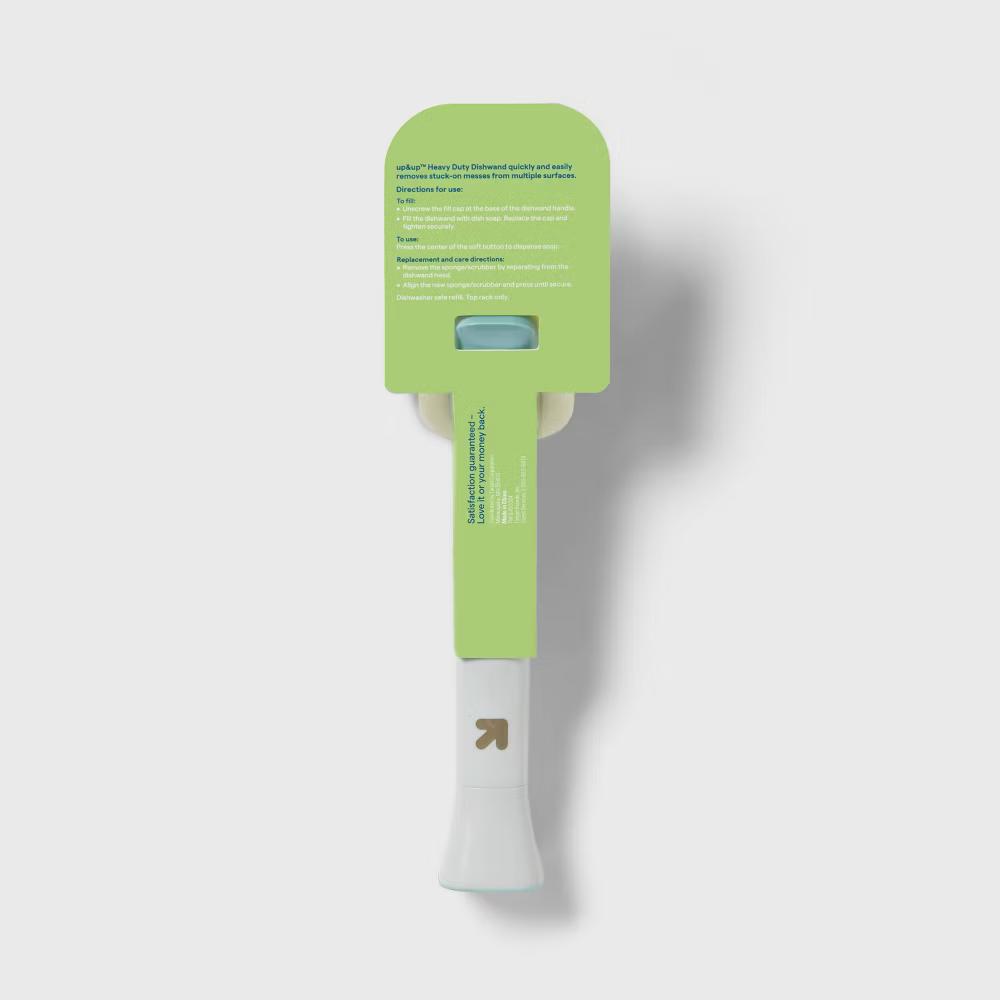 Fillable Dishwand Heavy Duty - Non-Abrasive, Reusable, Soft Grip - Image 3