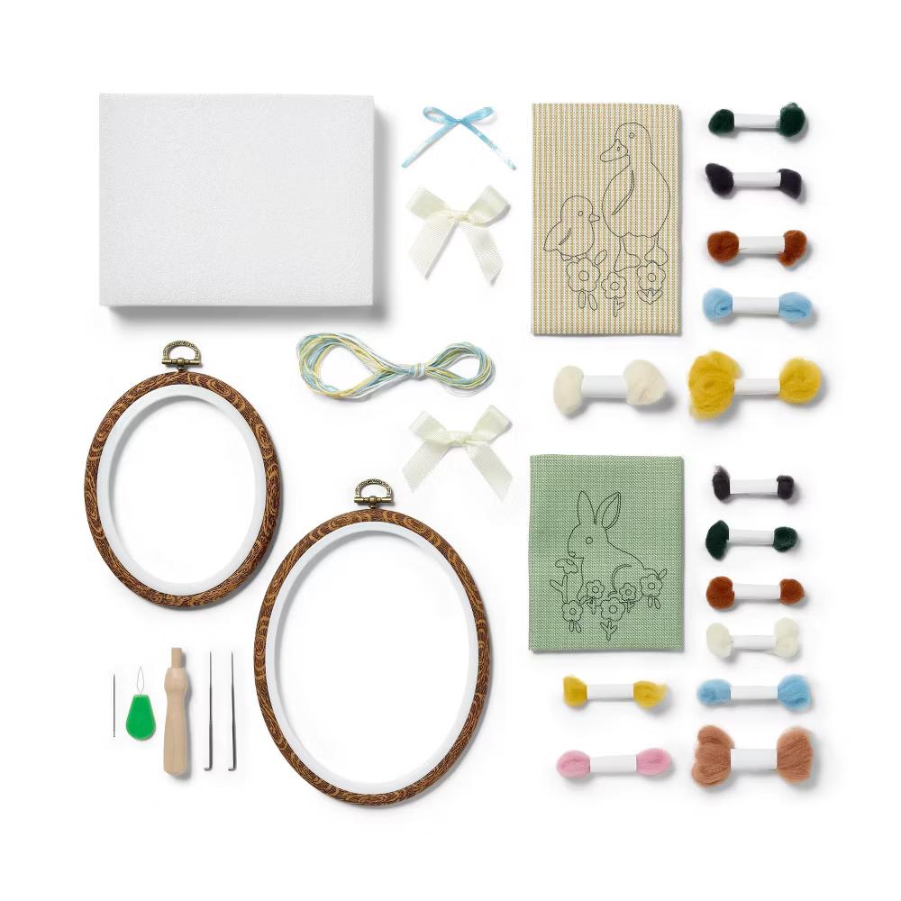 2ct Nursery Craft Animal Needle Felting Activity Kit - Image 4