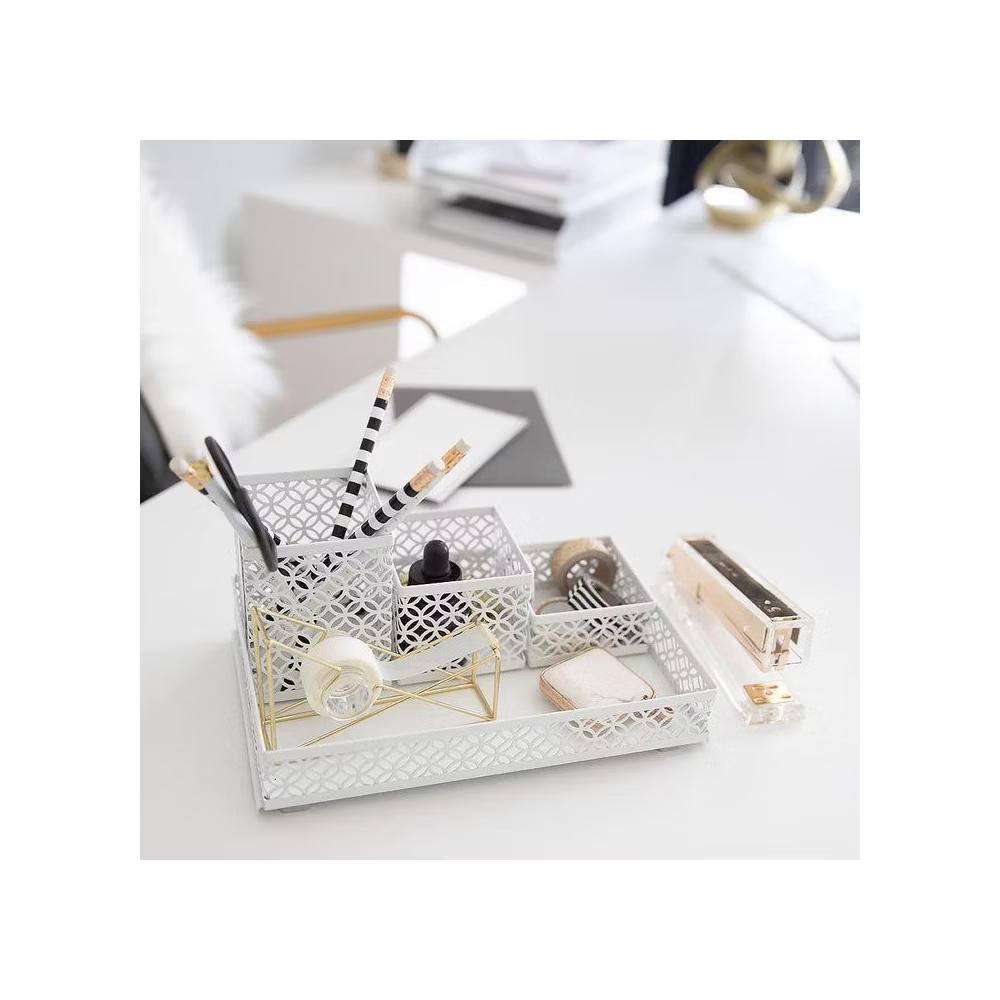Blu Monaco 6 Piece Interlocking Desk Organizer Set - Image 34