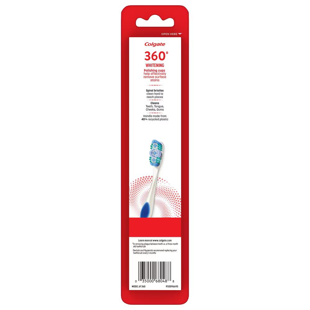 360 Optic White Whitening Manual Toothbrush - Soft - Image 33