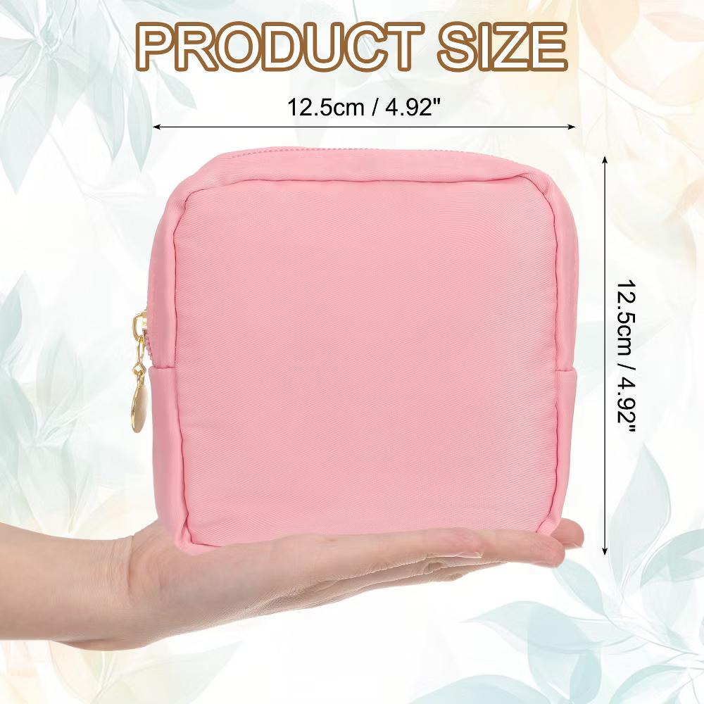 Storage Organize Travel Mini Cute Square Makeup Bag - Image 25