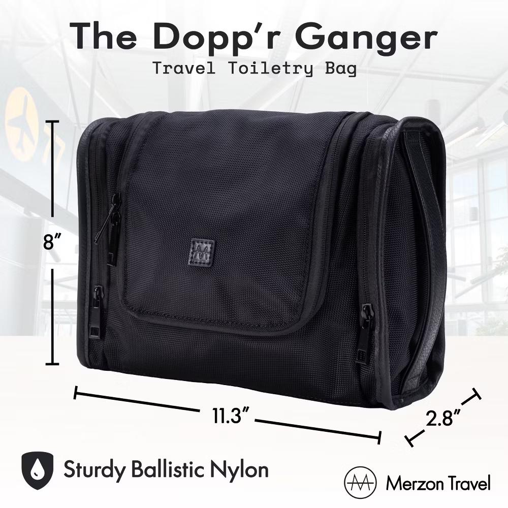 Merzon Dopp’r Ganger Travel Toiletry Kit Durable Organizer for Grooming & Travel Essentials - Image 5