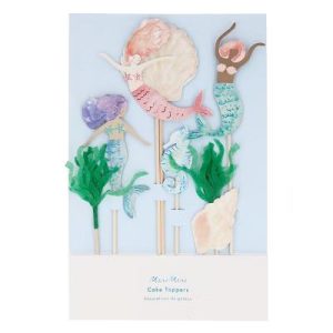 Mermaid Cake Toppers (Pack of 7)