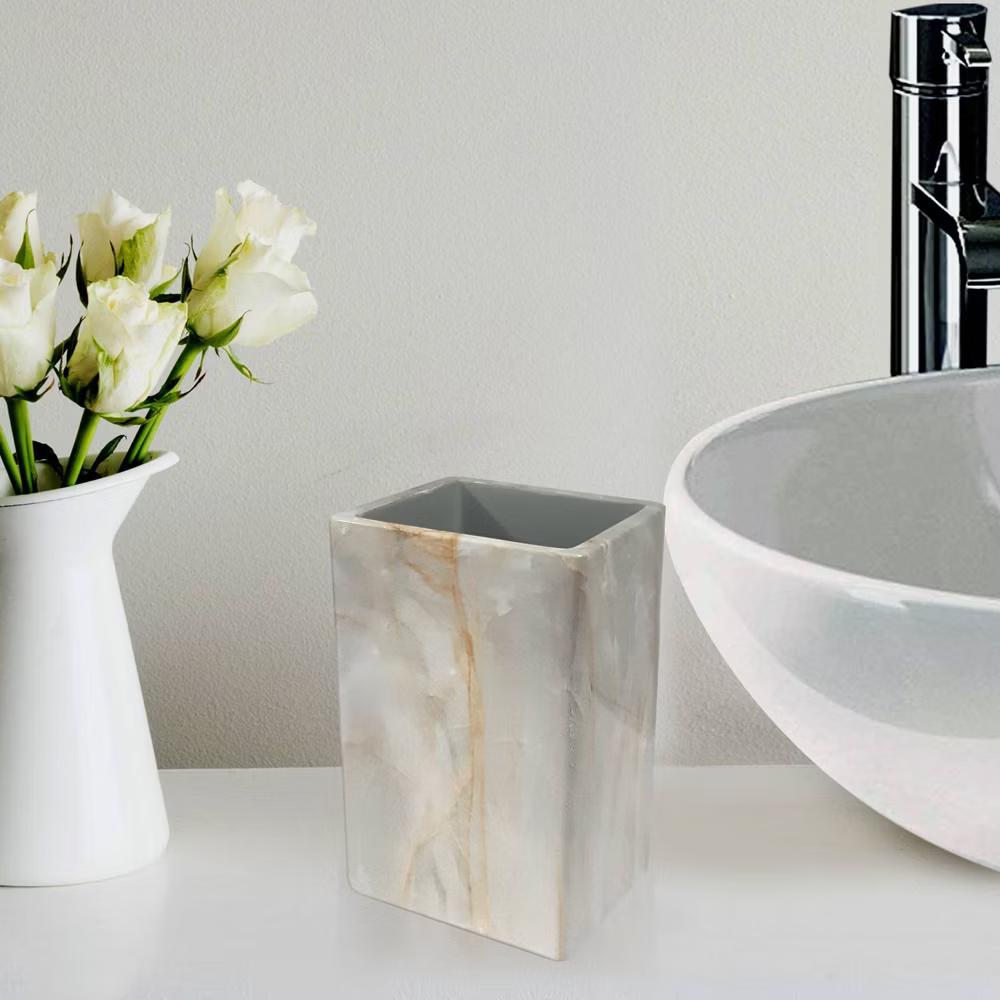 Stone Hedge Resin Decorative Tumbler Cup - Image 4