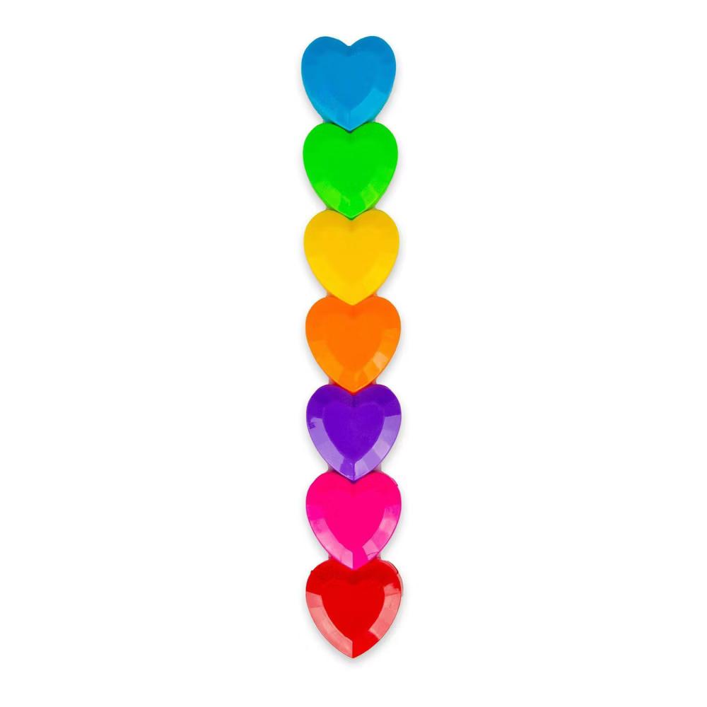 Whole Lotta Love HEART 7pc Stackable Highlighter Marker Set - Image 6