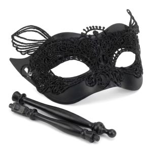 black-large-six-petaled