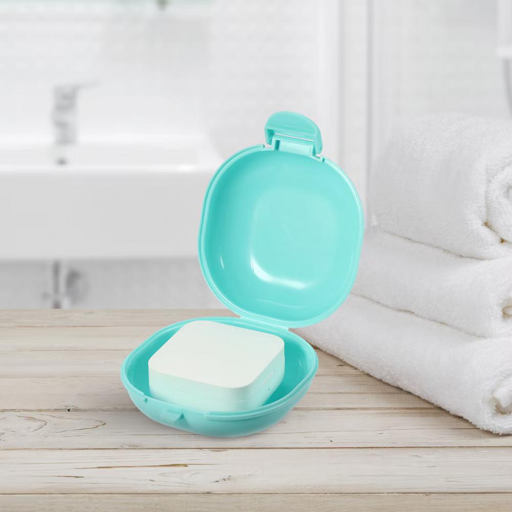 Travel Portable Soap Box 3.58"x3.46"x1.69" 1 Pc - Image 8