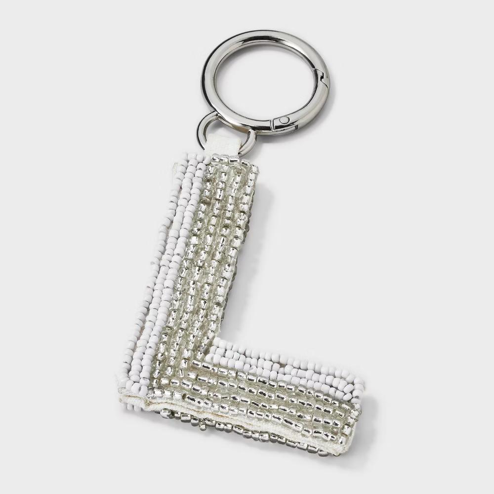 Beaded Monogram Letter Bag Charm - Image 20