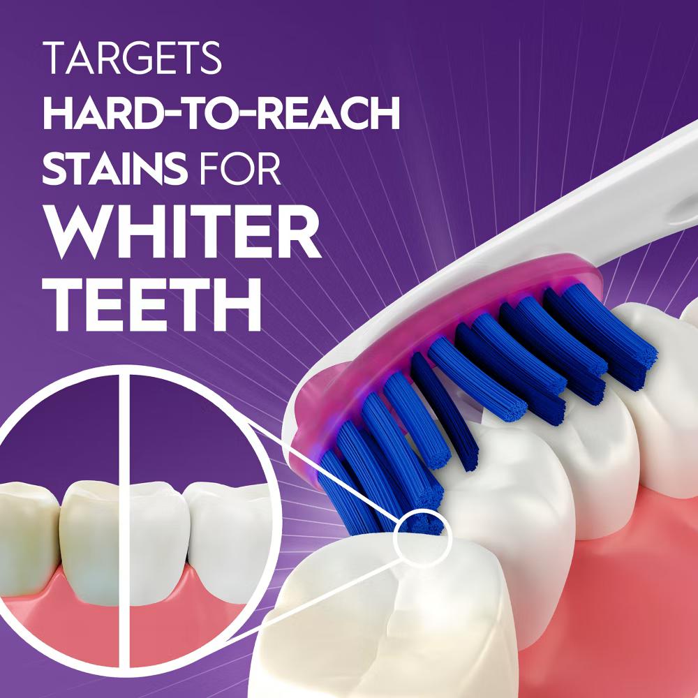 Pro-Whitening Toothbrushes - Soft - 4ct: Full Head, Manual Item, 8.976 Inch Length - Image 2