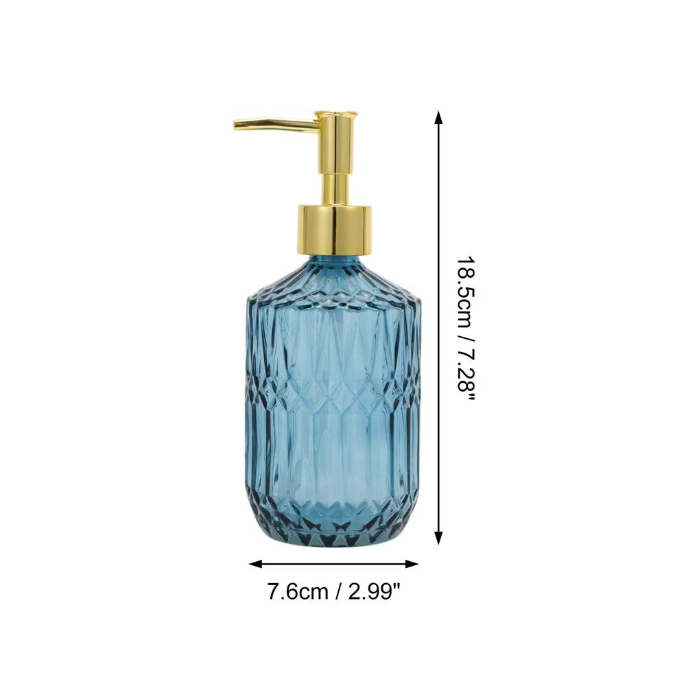 Reusable Round Bottom Bamboo Grain Soap Dispenser 13.53oz 1 Pc - Image 3