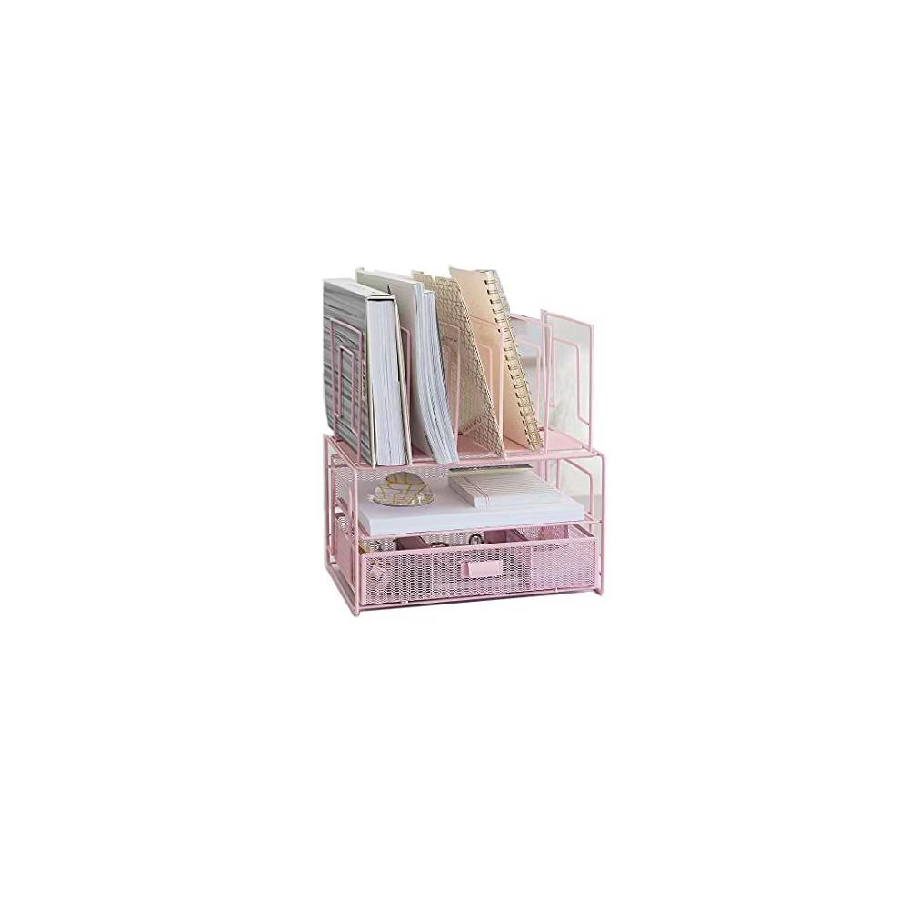 Blu Monaco Desk Organizer with File Sorters & Drawer - Image 25