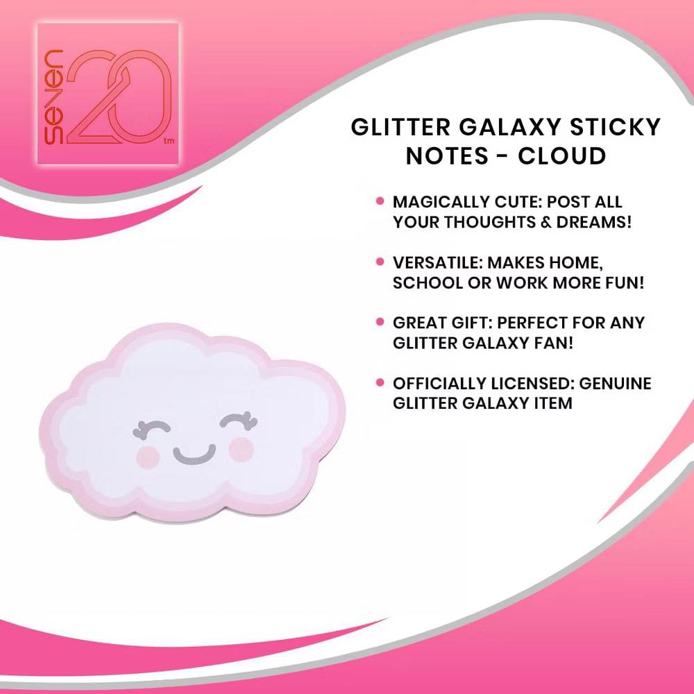 Underground Toys Glitter Galaxy Cloud Sticky Notes - Image 7