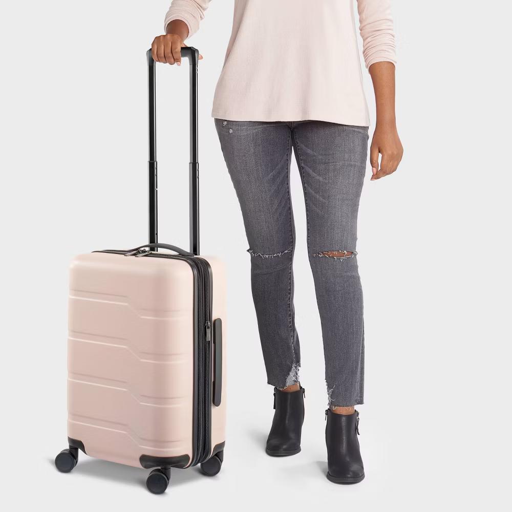 Hardside Carry On Spinner Wheels Suitcase - Image 13