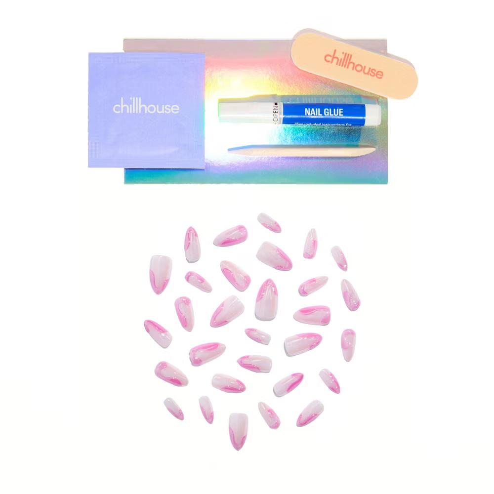 Chill Tips Press-On Nail Set - Design Studio - Prima Ballerina - 24ct - Image 4