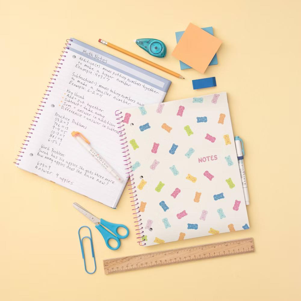Blue Sky Your Year Elementary Weekly/Monthly Planner Wirebound 8.5"x11" Gummy Bears Cream - Image 9