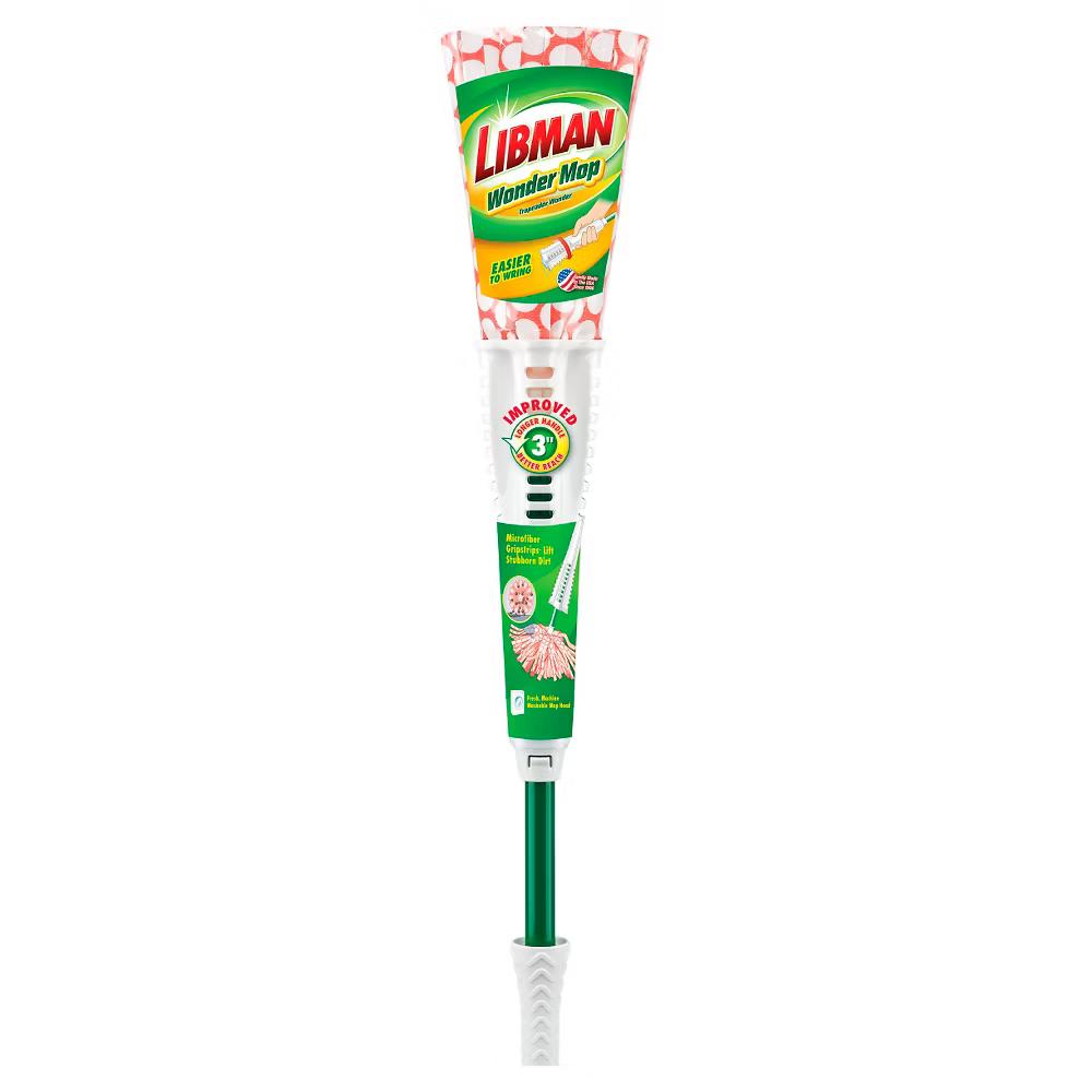 Libman Wonder Mop: Steel Handle, Microfiber, Non-Abrasive, For Multi-Surface Use