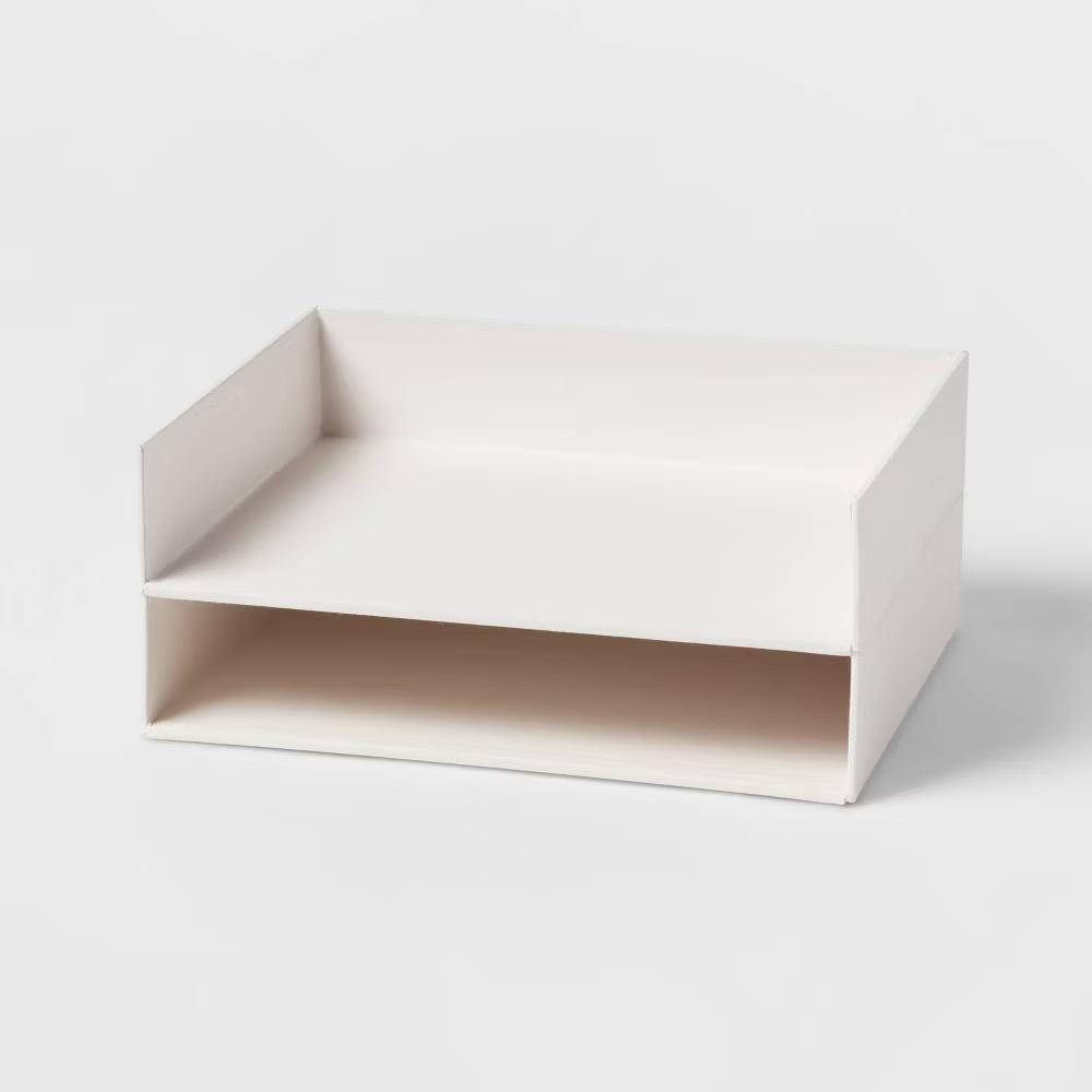Canvas Letter Tray Organization Set of 2 - Image 9