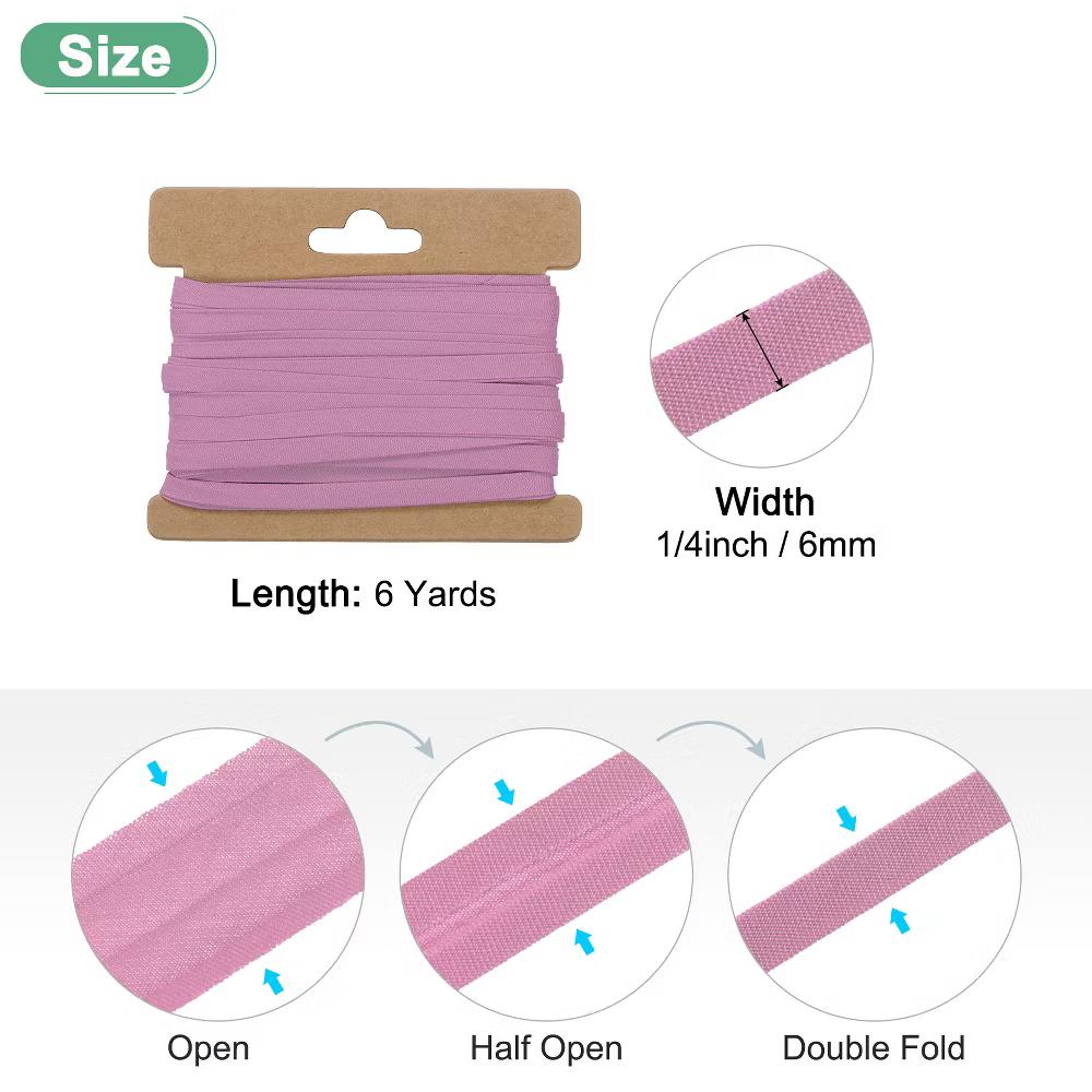 Cotton Durable Washable Double Fold Bias Tape Bias Tape 1 Pc - Image 51