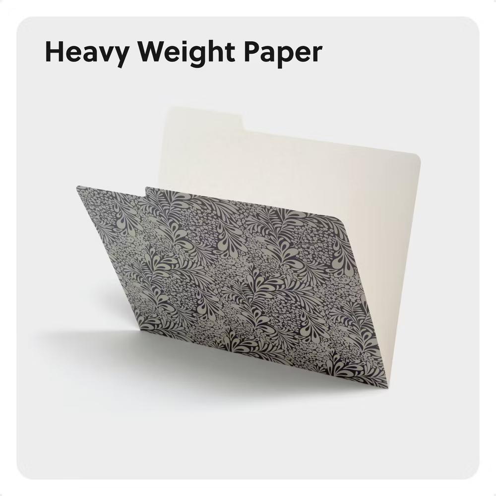 12ct File Folders Ornate Florals - Image 3