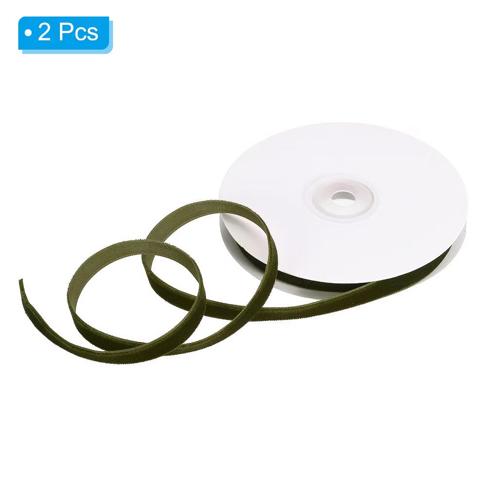 Polyester Single Face Spool Ribbon for Gift Wrapping Flower 2 Pcs - Image 14