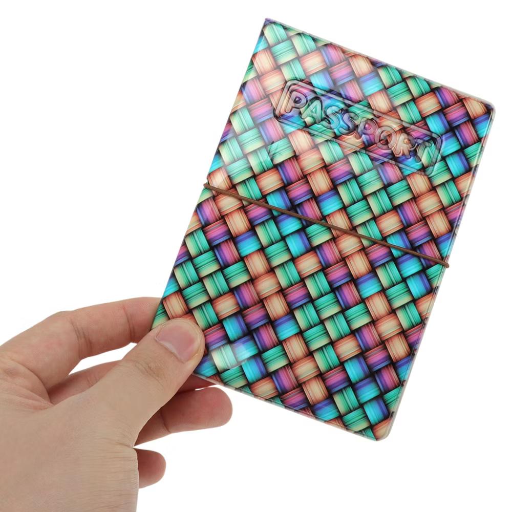 Woven Plaid Passport Holder 1 Pc - Image 24