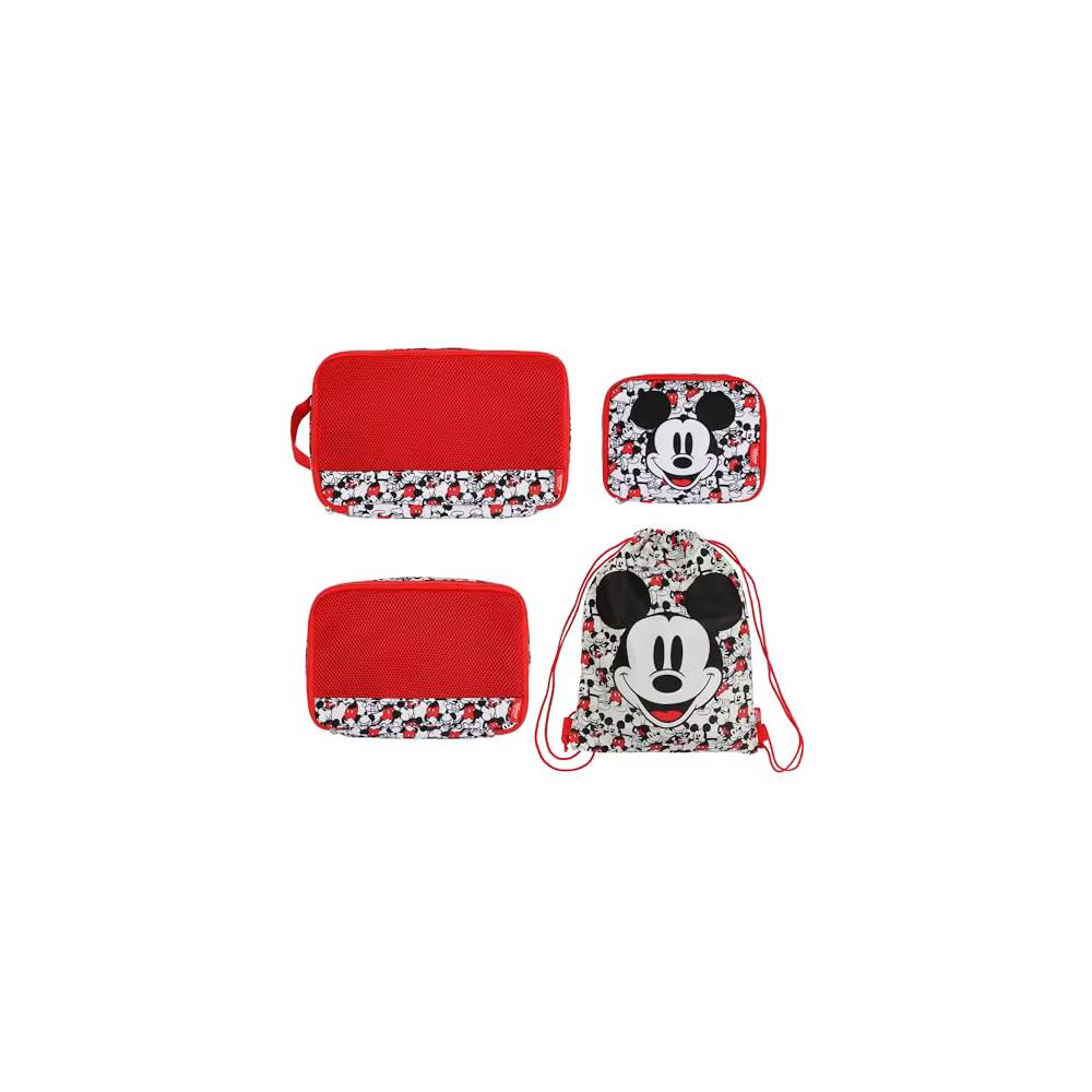 Mickey Mouse Character Face 4-Piece Packing Cube & Laundry Bag Set - Image 7