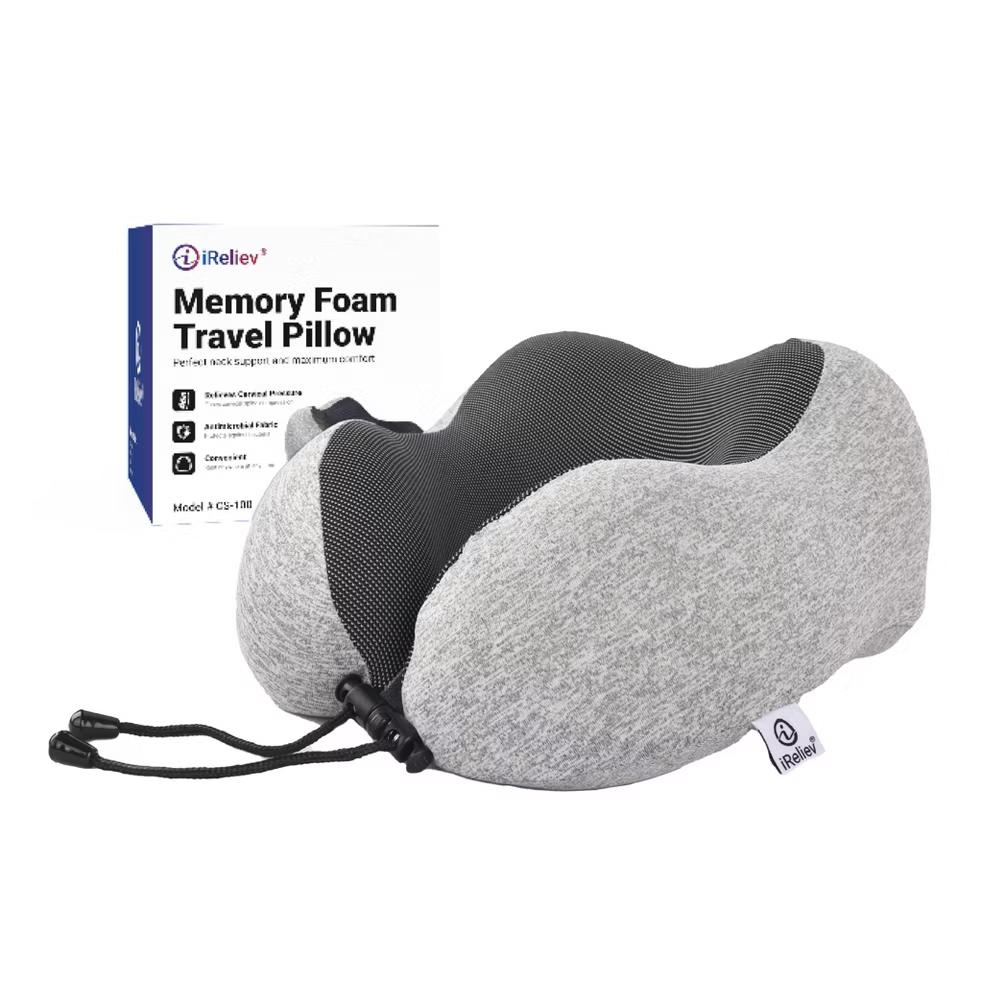 Travel Pillow with Tote, Earplugs and Eye Mask Relaxable Kit - Image 2