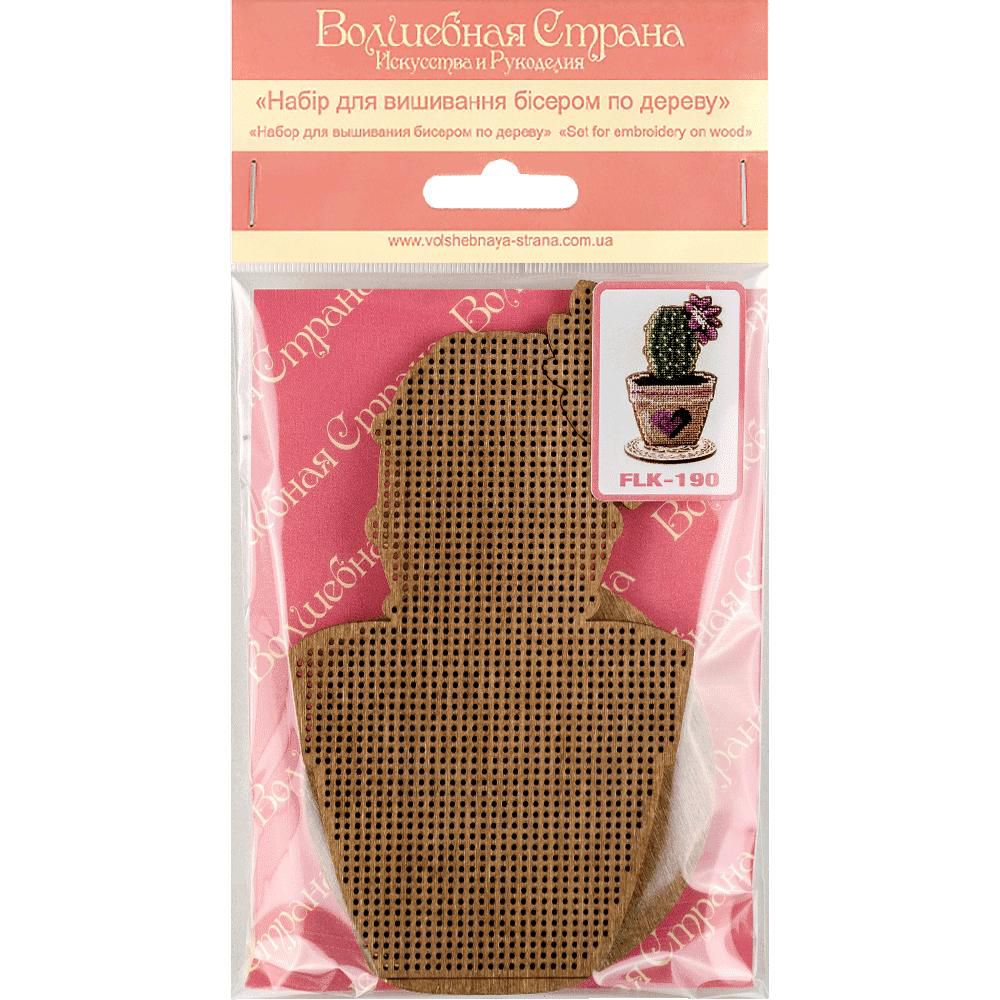 Crafts Bead embroidery kit on wood FLK-190 - Image 4