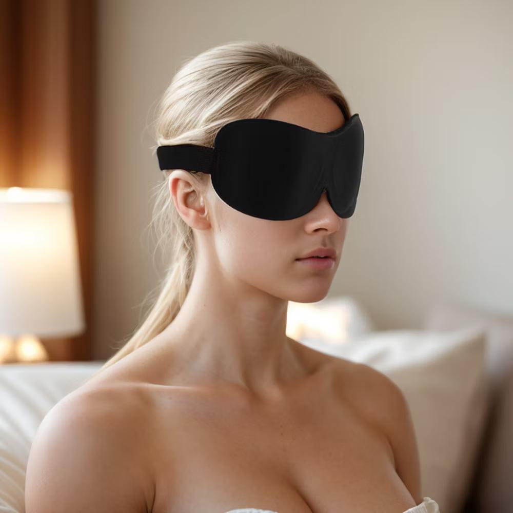 Breathable 3D Sleep Mask Magic Tapes 1 Pc - Image 3