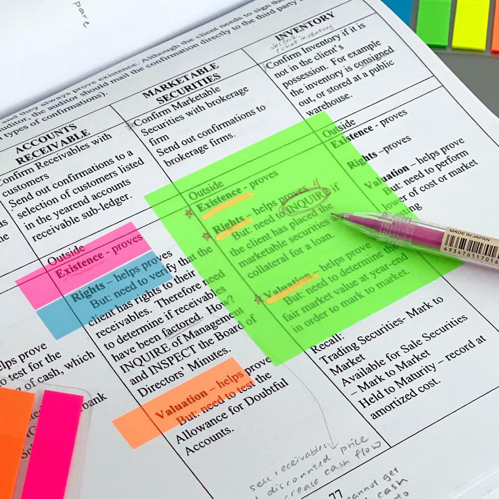 500pcs Transparent Sticky Notes Set, Memo Note Pads, Book Tabs, Page Markers, Sticky Notes, School and Office Supplies - Image 5