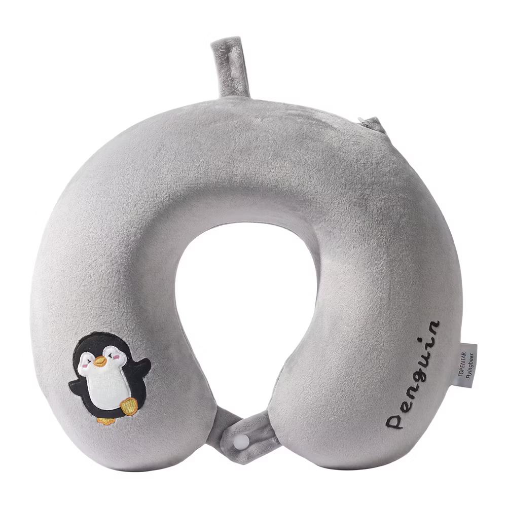 Cut Animal Pattern Memory Foam U-Shape Travel Lightweight Travel Neck Pillows 13x11in 1 Pc - Image 11