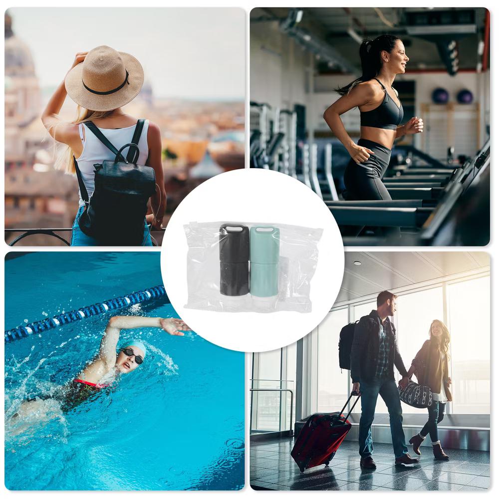 Squeezable Silicone Travel Container Set 2 Pcs
