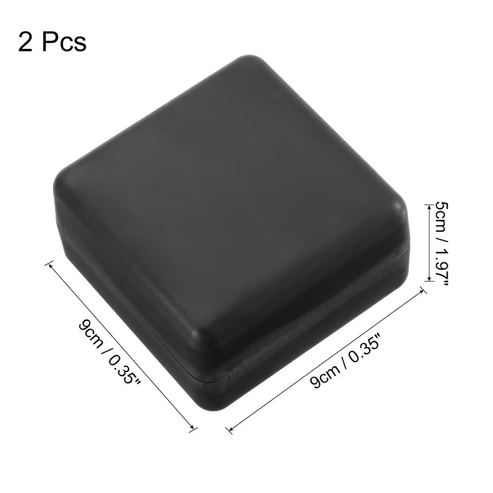 Wooden Detachable Self Draining Square Soap Dishes with Lid - Image 15