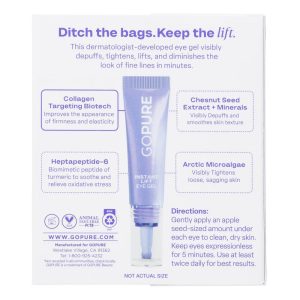 goPure Instant Eye Lift Gel - 0.34oz