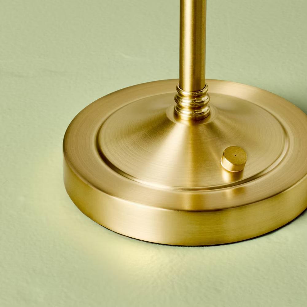 LED Vanity Mirror Brass - with Magnolia - Image 2