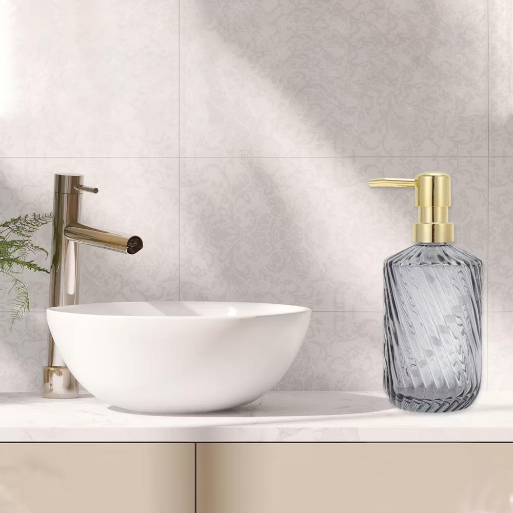 Durable Cylinder Twill Lines Soap Dispenser 1 Pc - Image 42