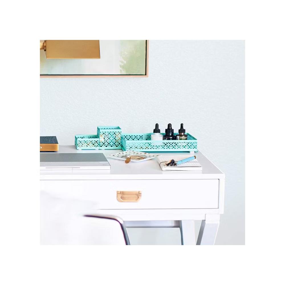 Blu Monaco 6 Piece Interlocking Desk Organizer Set - Image 6