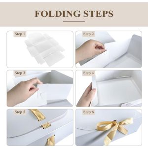 10 Pack Sage Green Bridesmaid Proposal Gift Boxes with Lids and Ribbons Durable Paper for Wedding Birthday Party Christmas