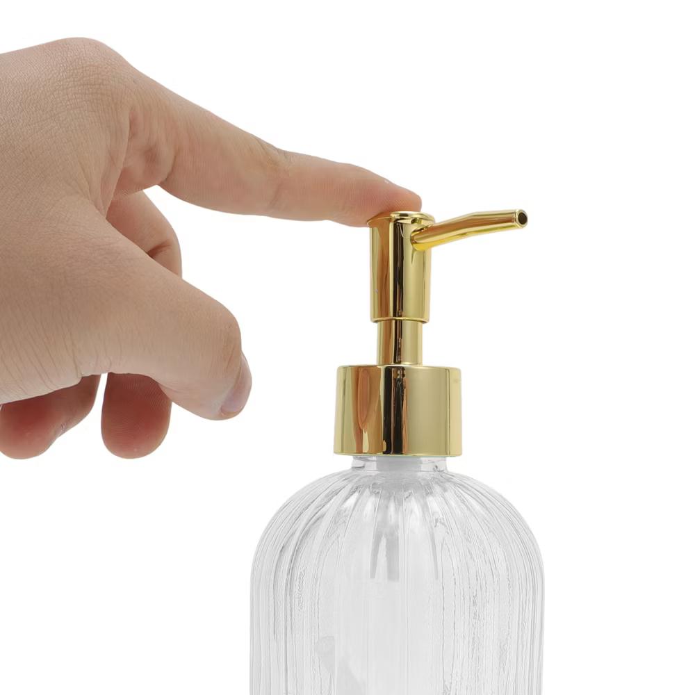 Convenient Vertical Stripe Soap Dispenser 13.53oz 1 Pc - Image 12
