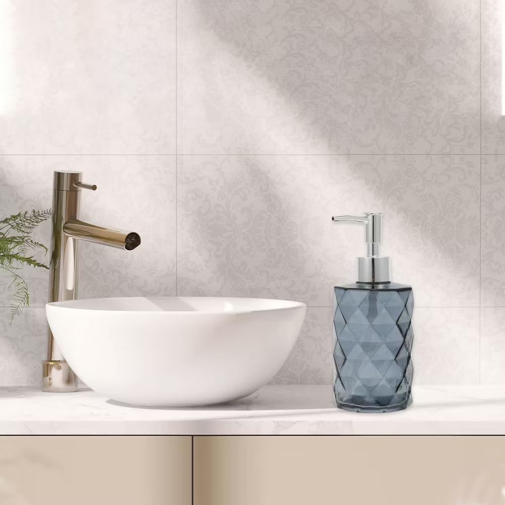 Durable Diamond-shaped Soap Dispenser 11.16oz 1 Pc - Image 13