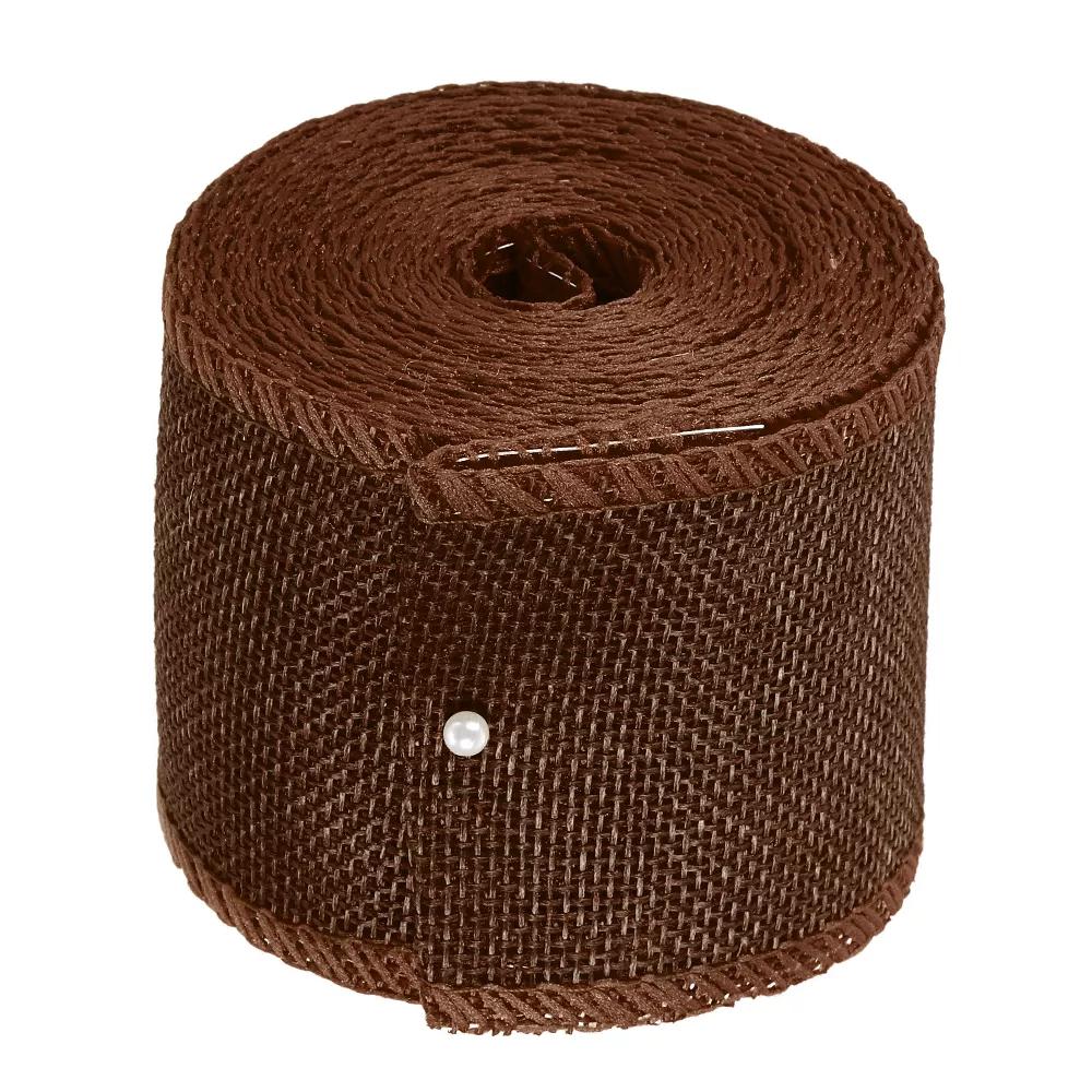 DIY Crafts Home Decor Wreath Natural Burlap Wired Ribbons - Image 7