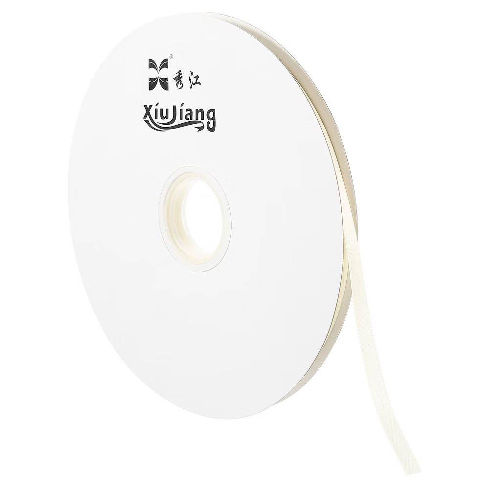 Double Face Solid Wrapping Decoration Roll Satin Ribbon