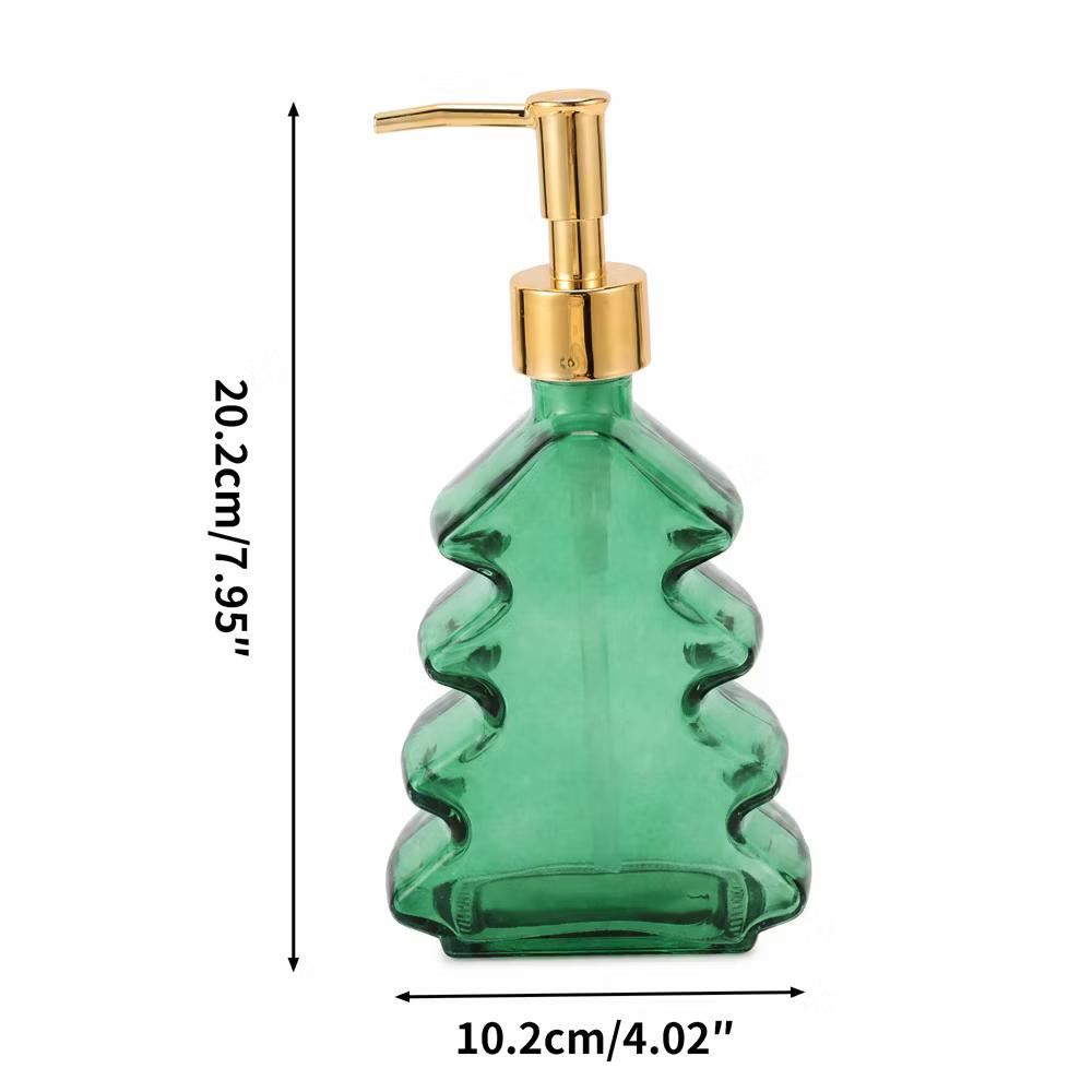 Christmas Tree Shape Pump Soap Dispenser 1 Pc - Image 8
