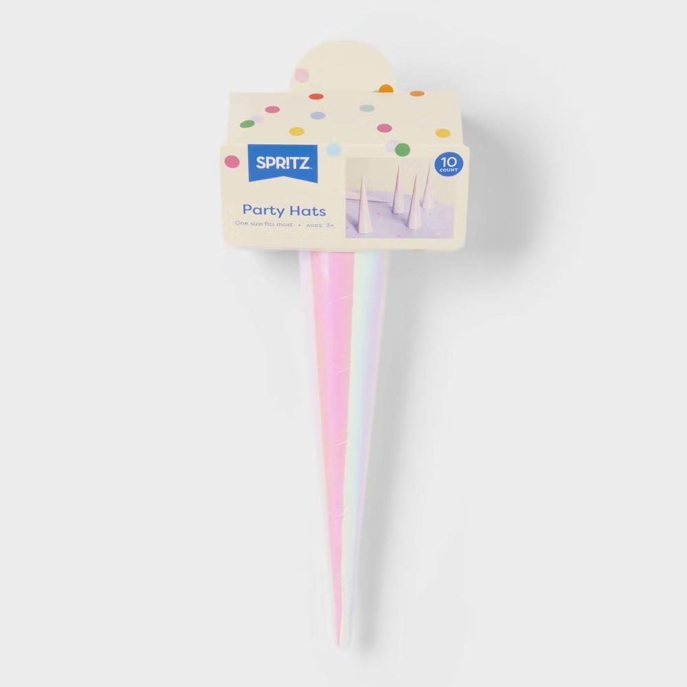10ct Unicorn Party Hats - Image 3