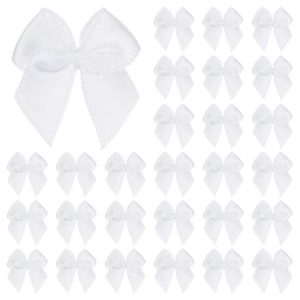 Polyester Craft Satin Decorative Ribbon Bow 1x1 Inch 50 Pcs