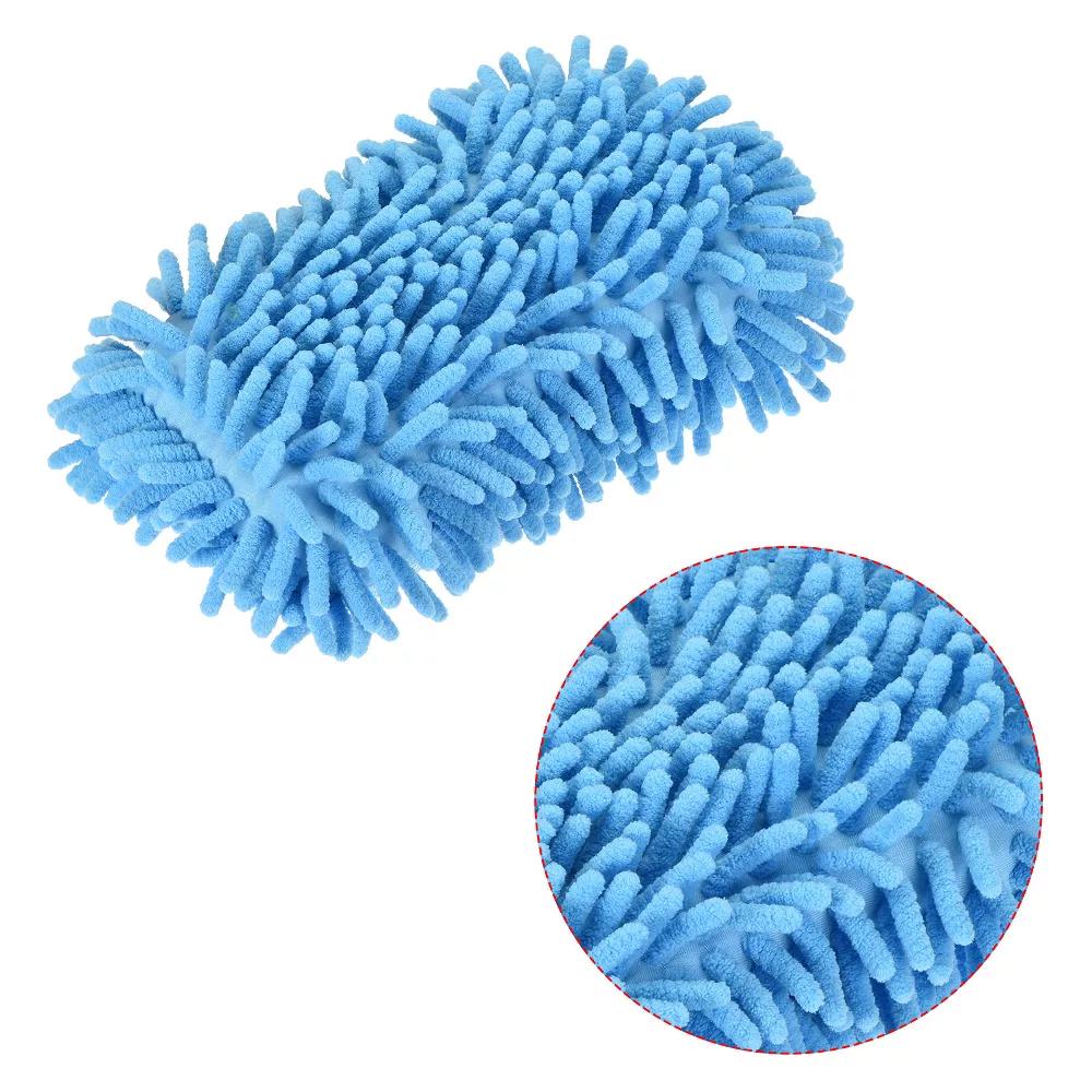 Microfiber Chenille Wash Gloves Washing Sponge Mitten Dry Duster for Daily Cleaning - Image 13